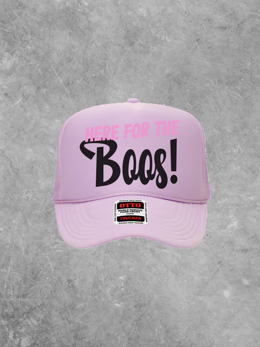 Here for the Boos!, Halloween Trucker Hat