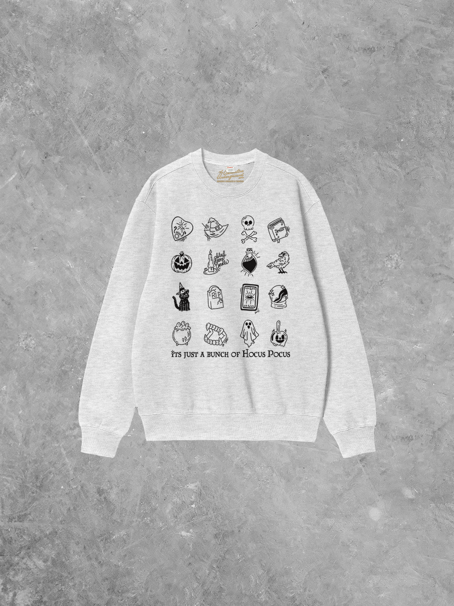 Underground Original Design: Hocus Pocus Boxy Cotton Sweatshirt