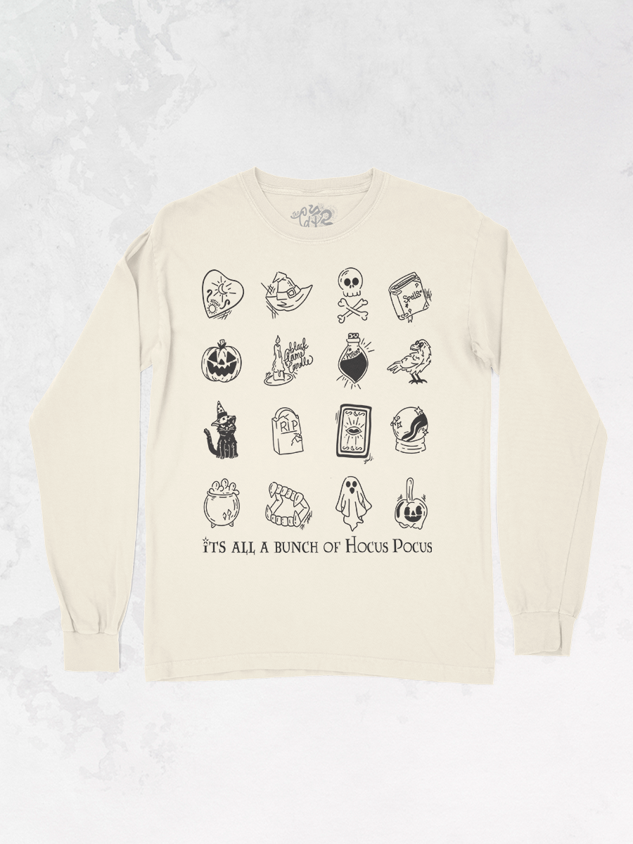 Underground Original Design: Hocus Pocus Oversized Long Sleeve T-Shirt