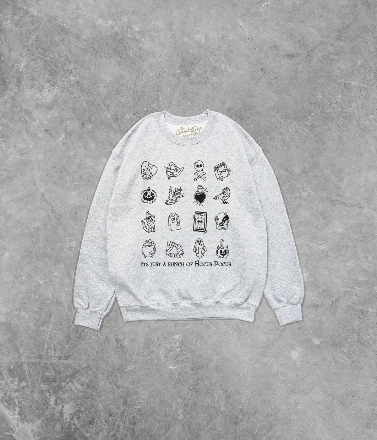 A Bunch of Hocus Pocus, Halloween Cotton Blend Gildan Sweatshirt