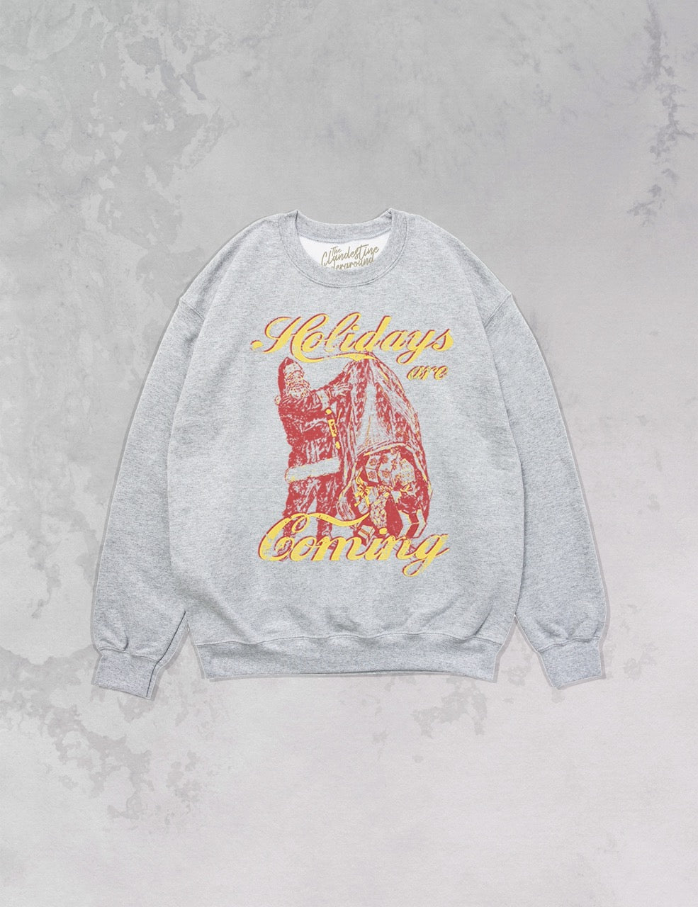 Underground Original Design: Holidays are Coming Oversized 90s Sweatshirt