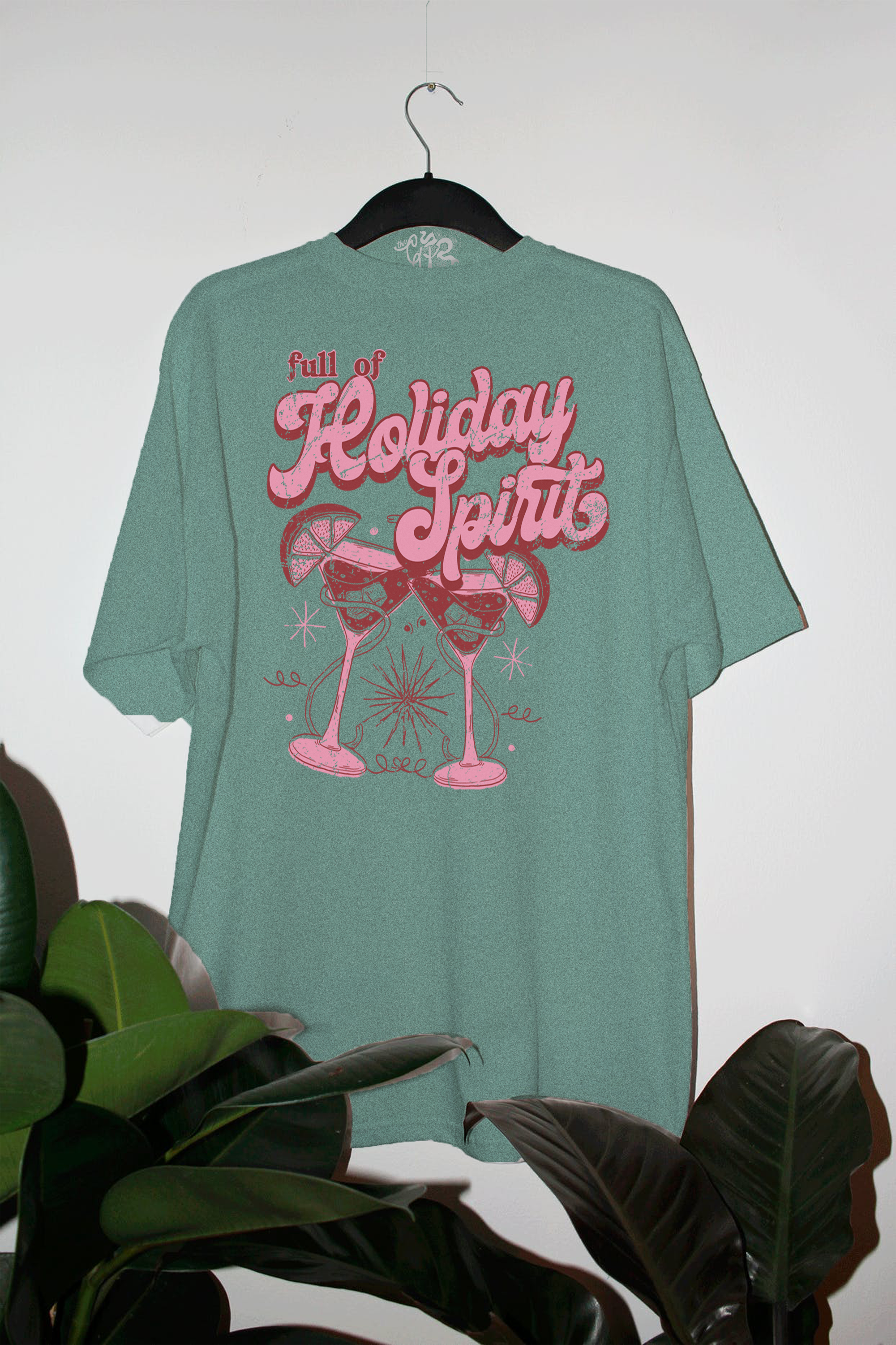 Underground Original Design: Full of Holiday Spirit, Christmas Oversized T-Shirt