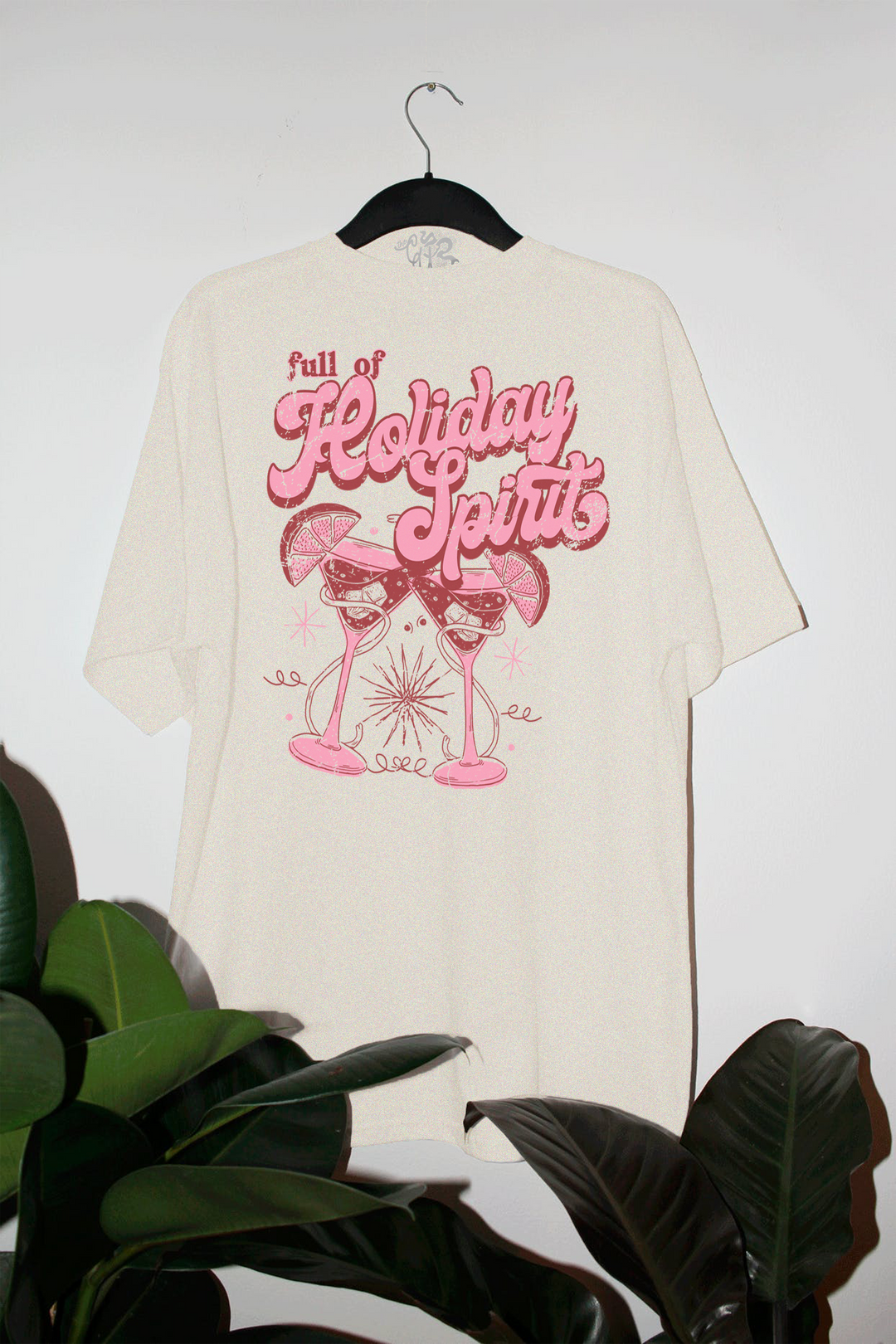 Underground Original Design: Full of Holiday Spirit, Christmas Oversized T-Shirt