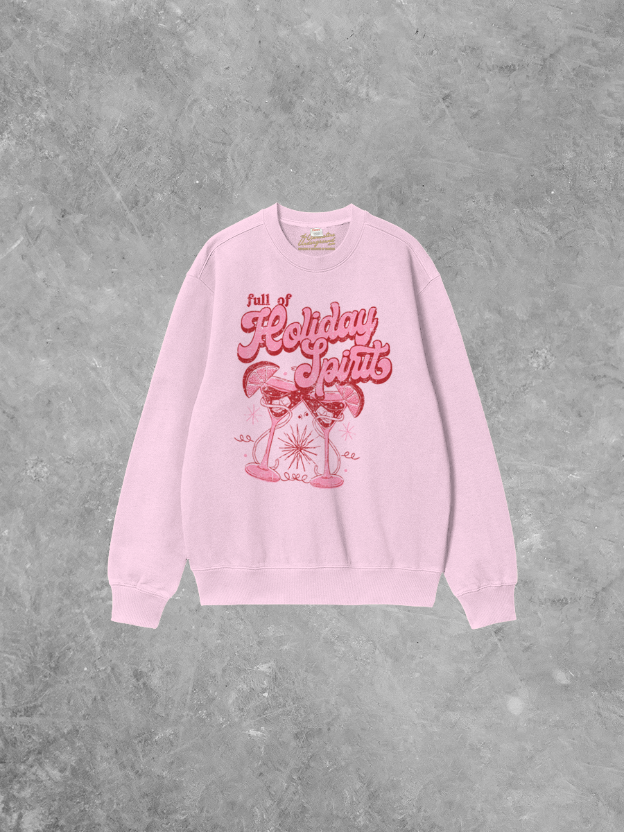 Underground Original Design: Full of Holiday Spirit Boxy Cotton 90's Sweatshirt