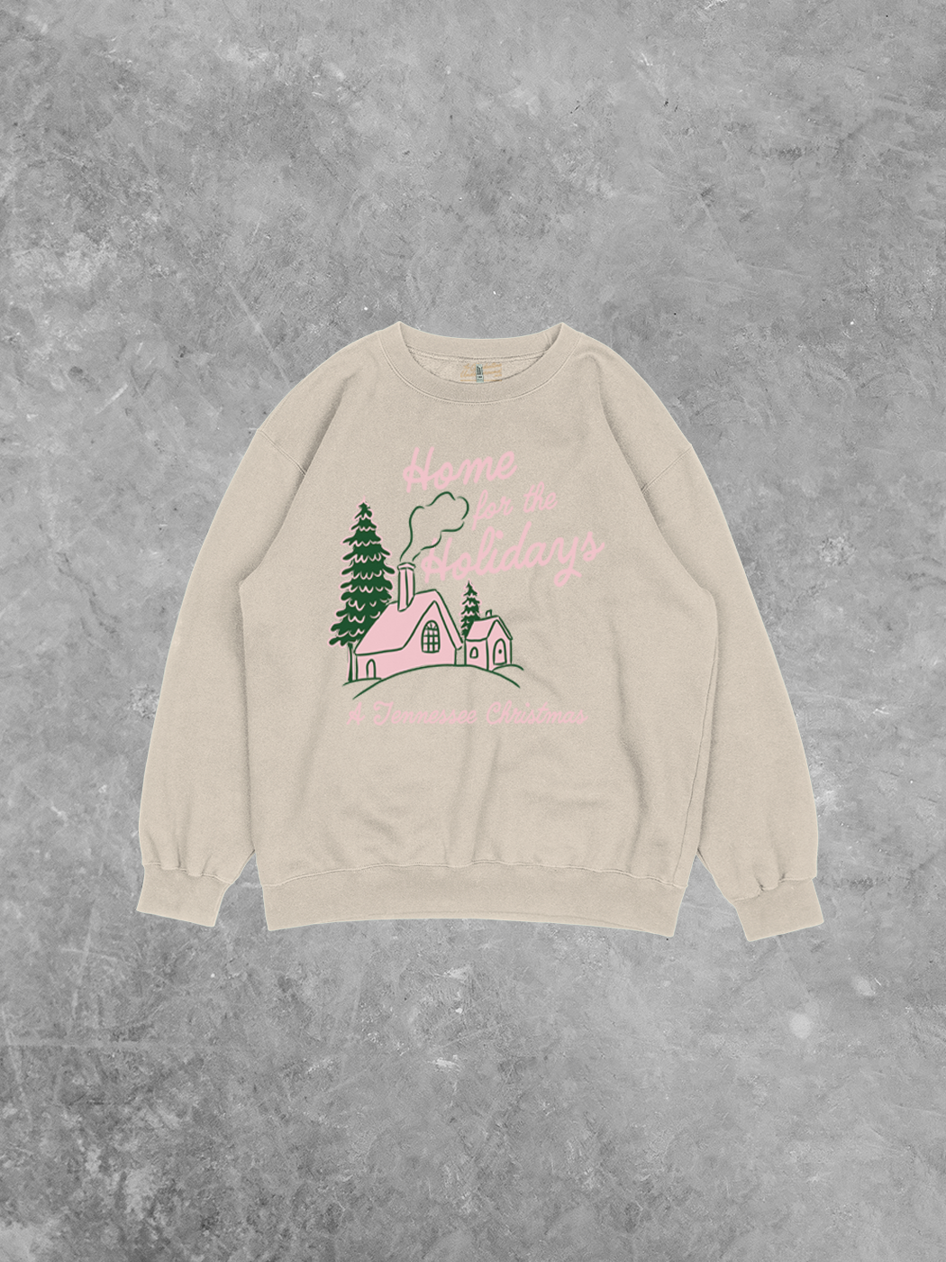 Underground OG: Home for the Holidays, TN Christmas AA Recycled Sweatshirt