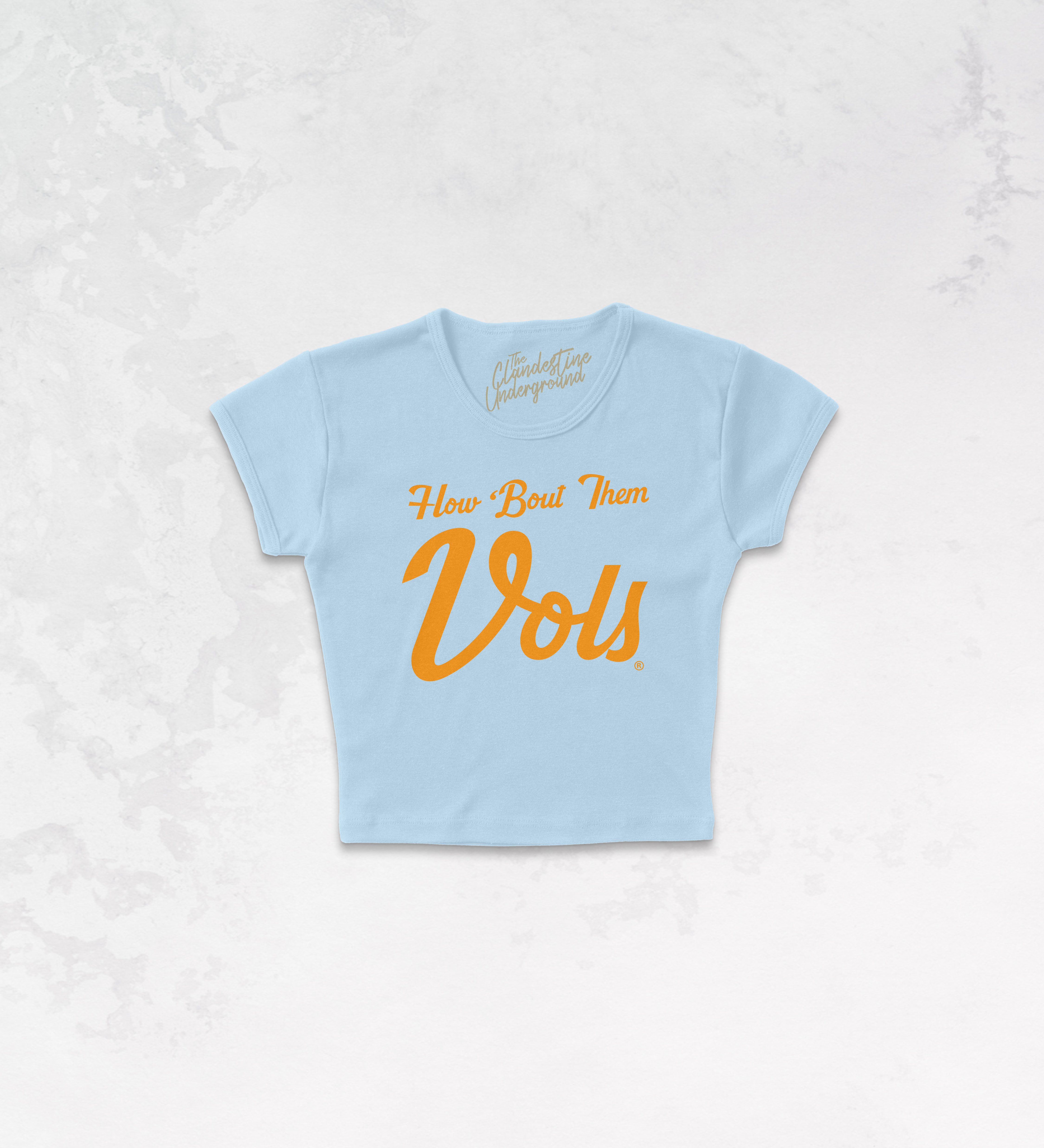 Underground Original Design: How 'Bout Them Vols Micro-Ribbed Baby Tee