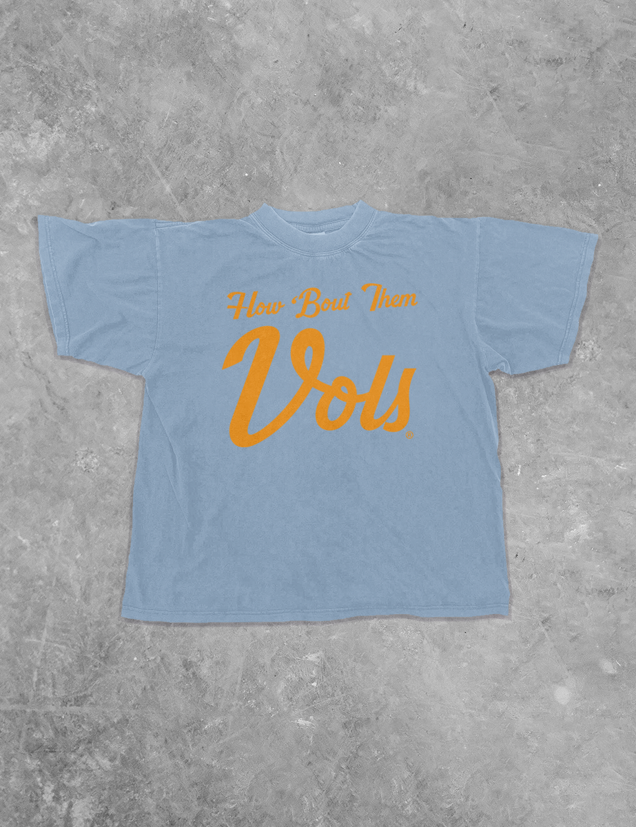 Underground Original Design: How 'Bout Them Vols, Vintage Boxy Cotton TShirt