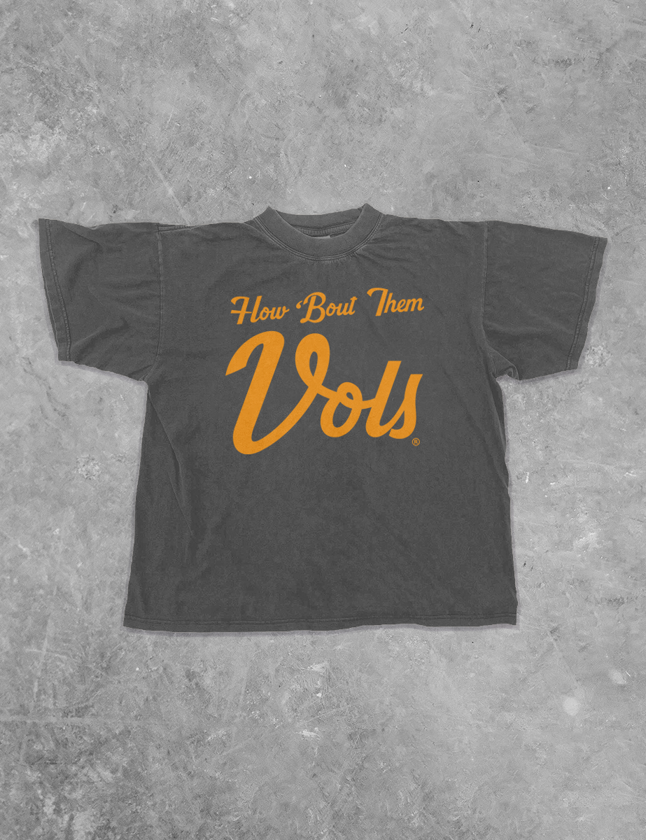 Underground Original Design: How 'Bout Them Vols, Vintage Boxy Cotton TShirt