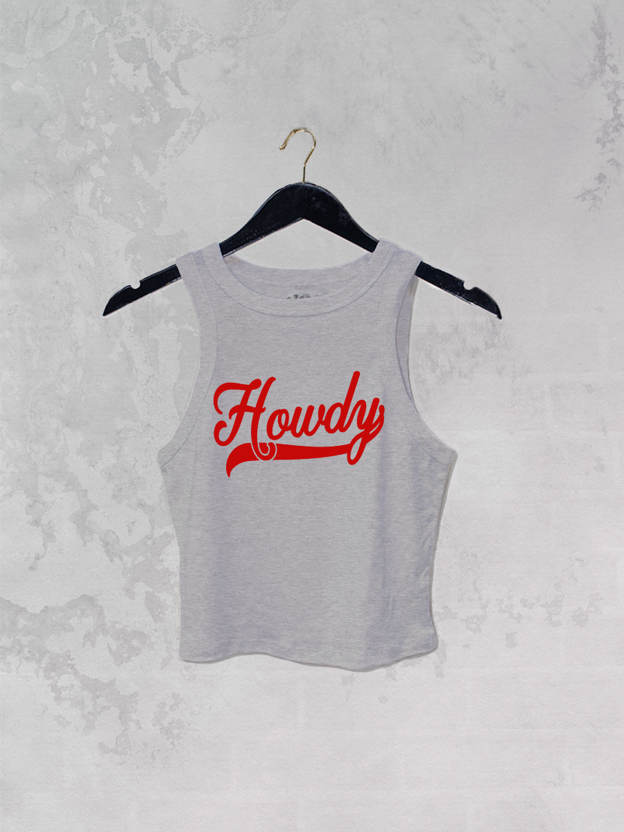 Underground Original Design: Howdy, Western Micro-Ribbed Tank