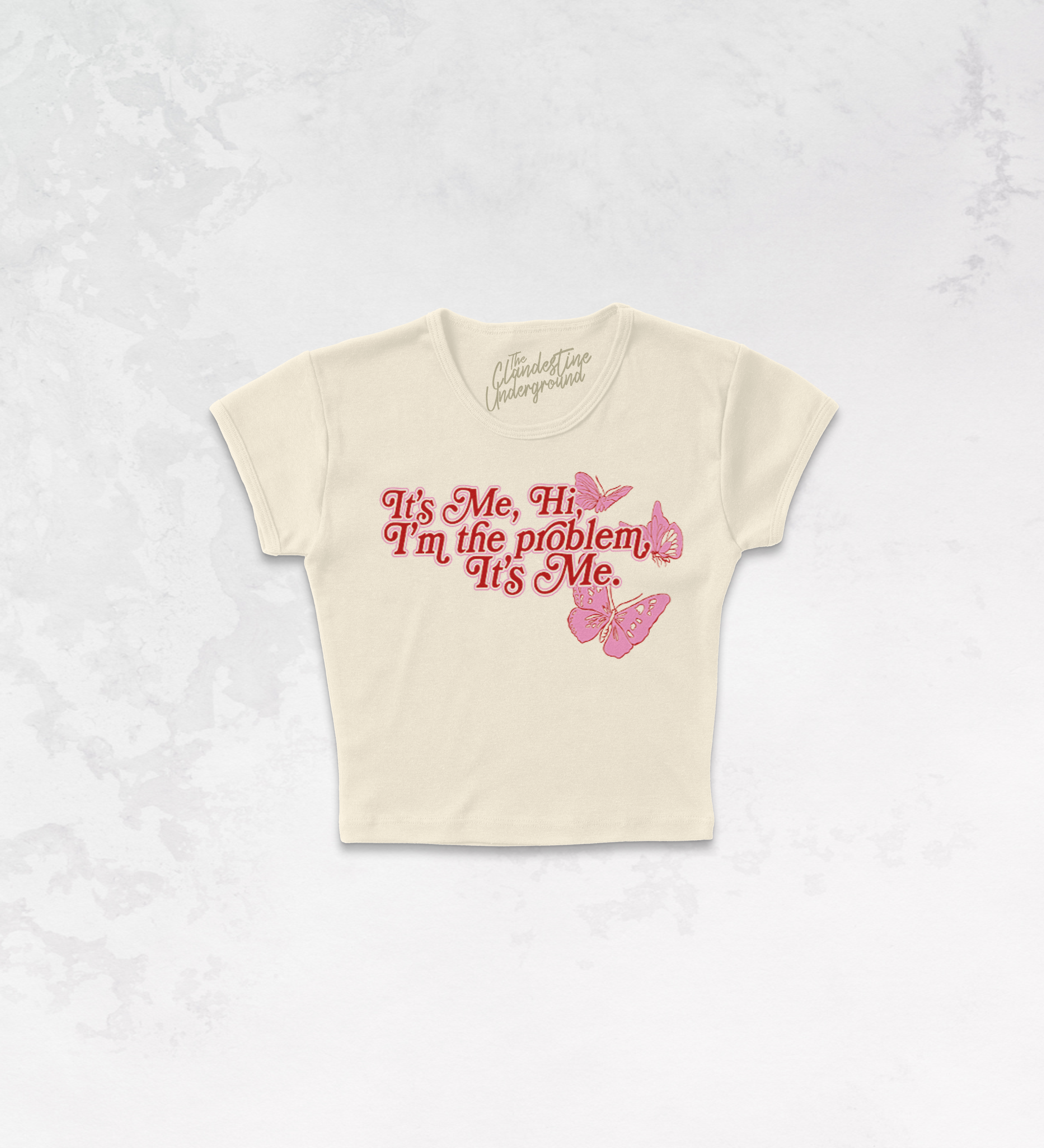 Underground Original Design: I'm The Problem Micro-Ribbed Baby Tee