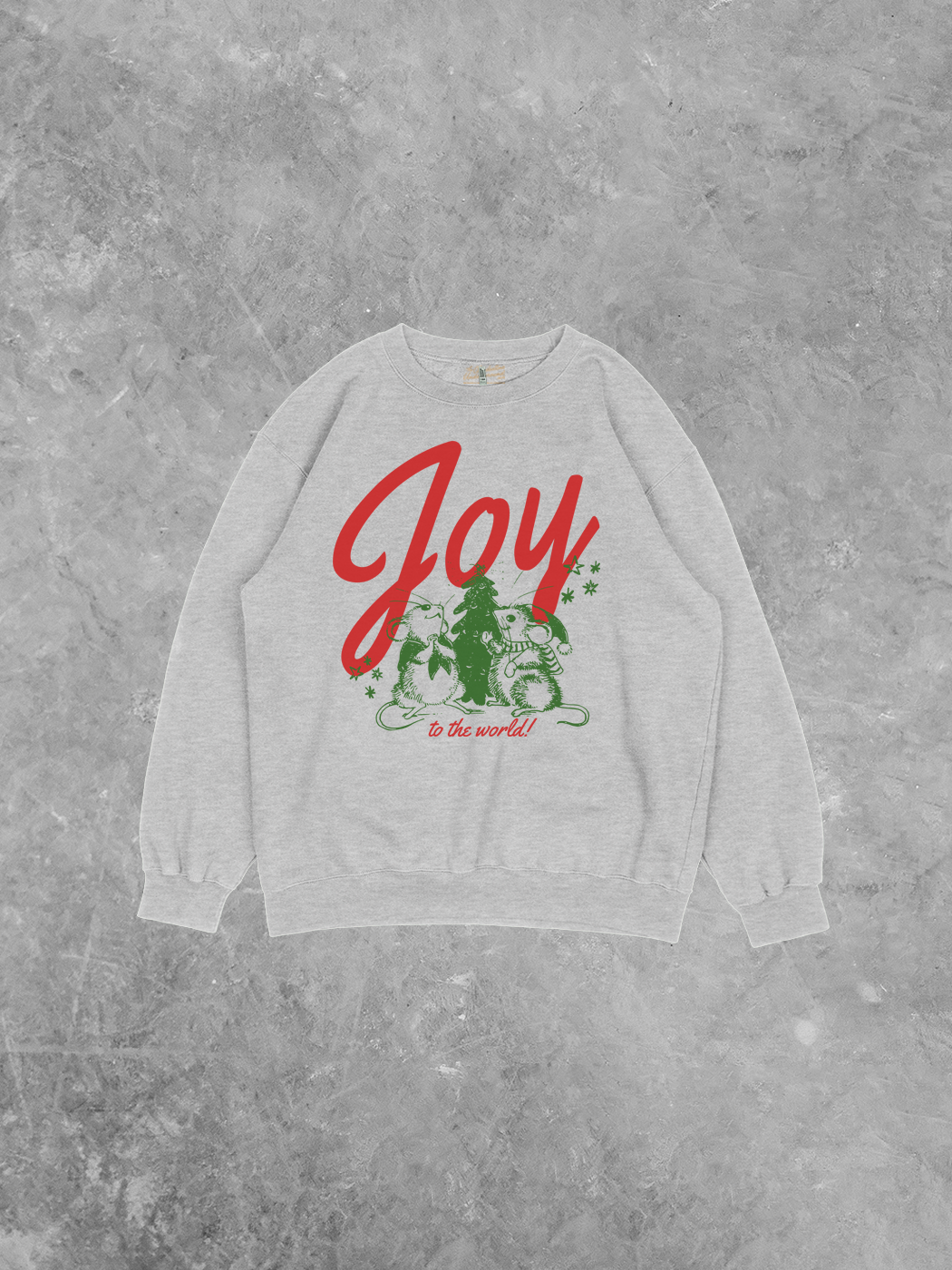 Joy to the World!, Holiday Recycled Relaxed AA Sweatshirt