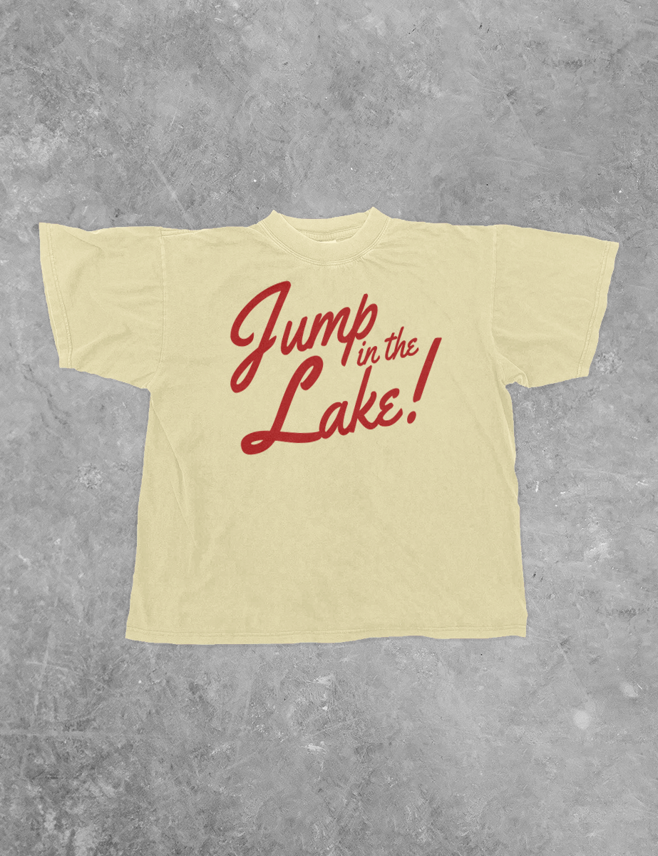 Jump in the Lake, Summer BC Boxy Cotton T-Shirt