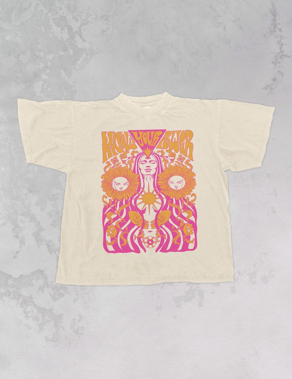 Underground Original Design: Know Your Power Oversized TShirt