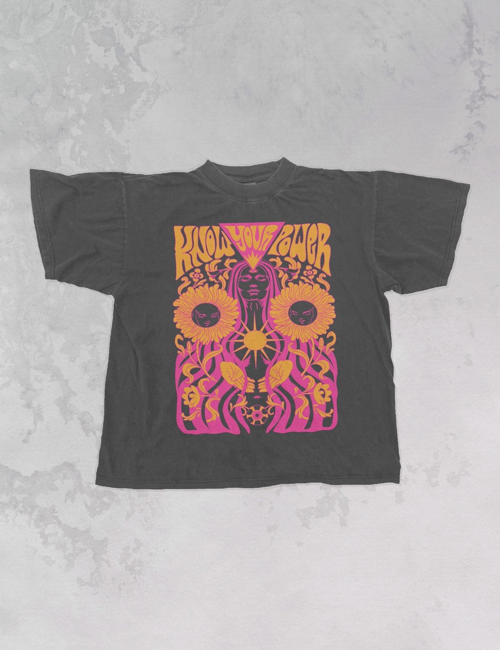 Underground Original Design: Know Your Power Oversized TShirt