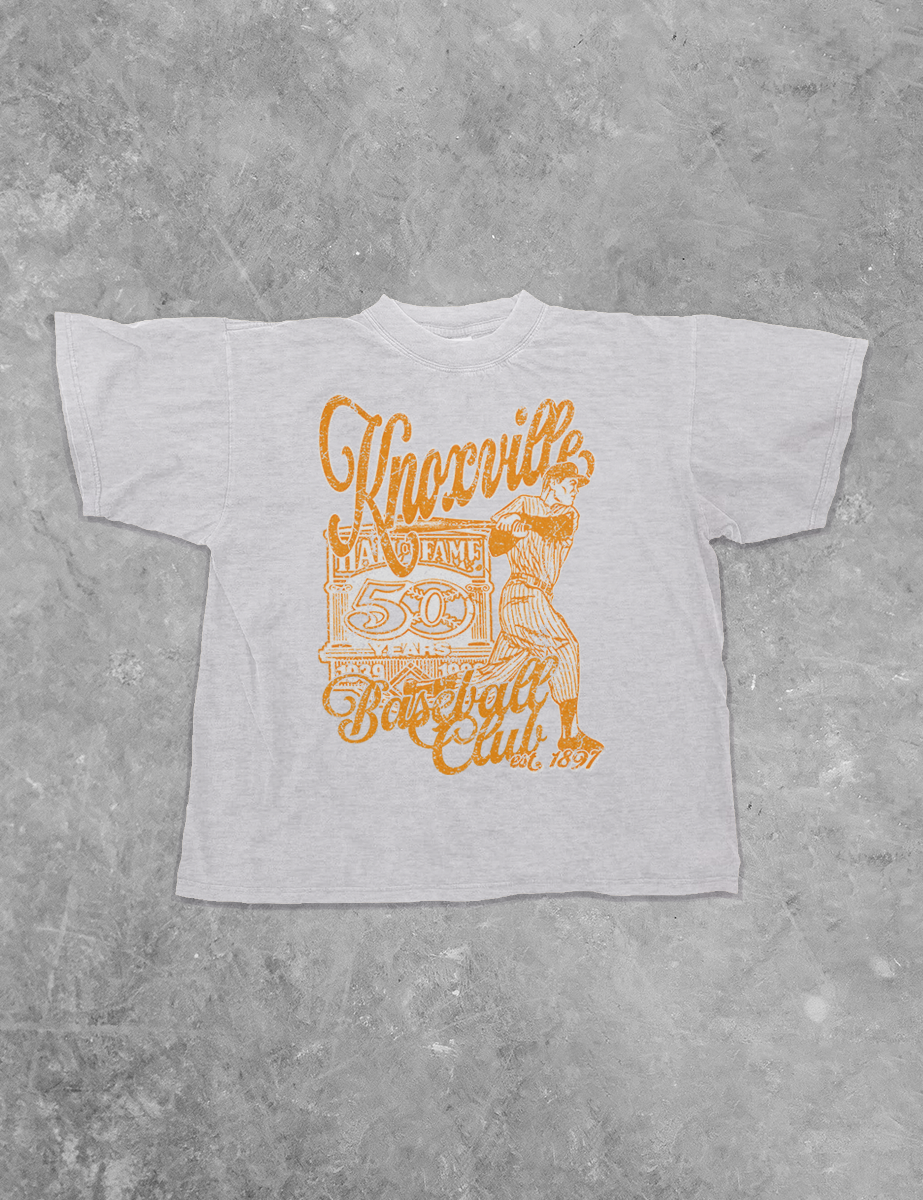 Underground Original Design: Knoxville Baseball Club Boxy Cotton TShirt