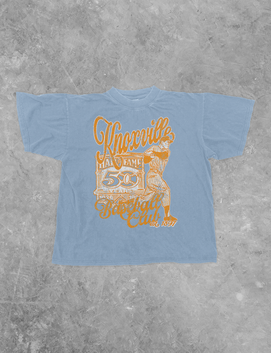 Underground Original Design: Knoxville Baseball Club Boxy Cotton TShirt