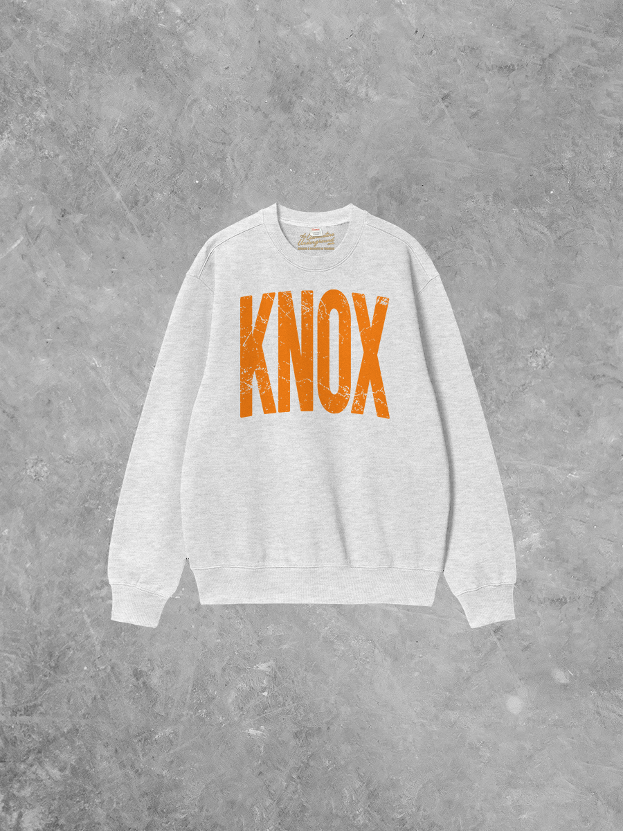 Underground Original Design: KNOX (Orange) Tennessee Boxy Cotton Sweatshirt