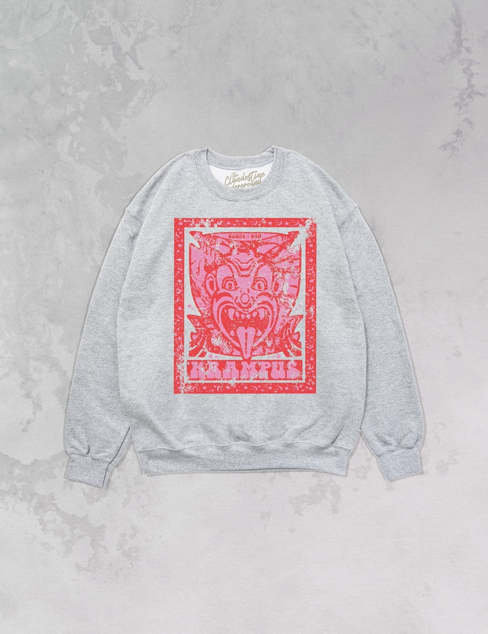 Underground Original Design: Krampus Oversized 90's Sweatshirt