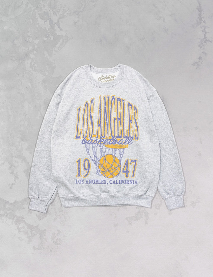 Underground Original Design: Los Angeles Basketball Oversized 90's Sweatshirt