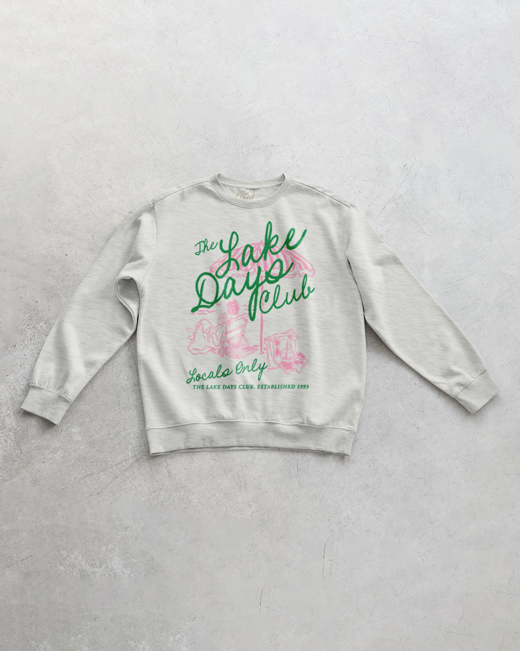 Underground Original Design: The Lake Days Club, Summer Oversized Sweatshirt