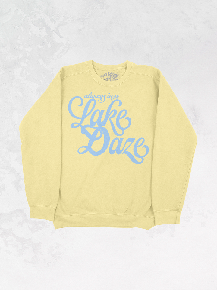 Underground Original Design: Always in a Lake Daze Oversized Vintage Sweatshirt