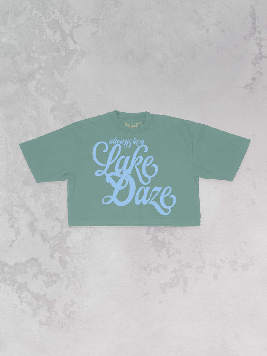 Underground Original Design: Always in a Lake Daze Cropped TShirt