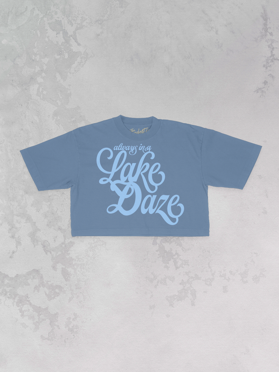 Underground Original Design: Always in a Lake Daze Cropped TShirt