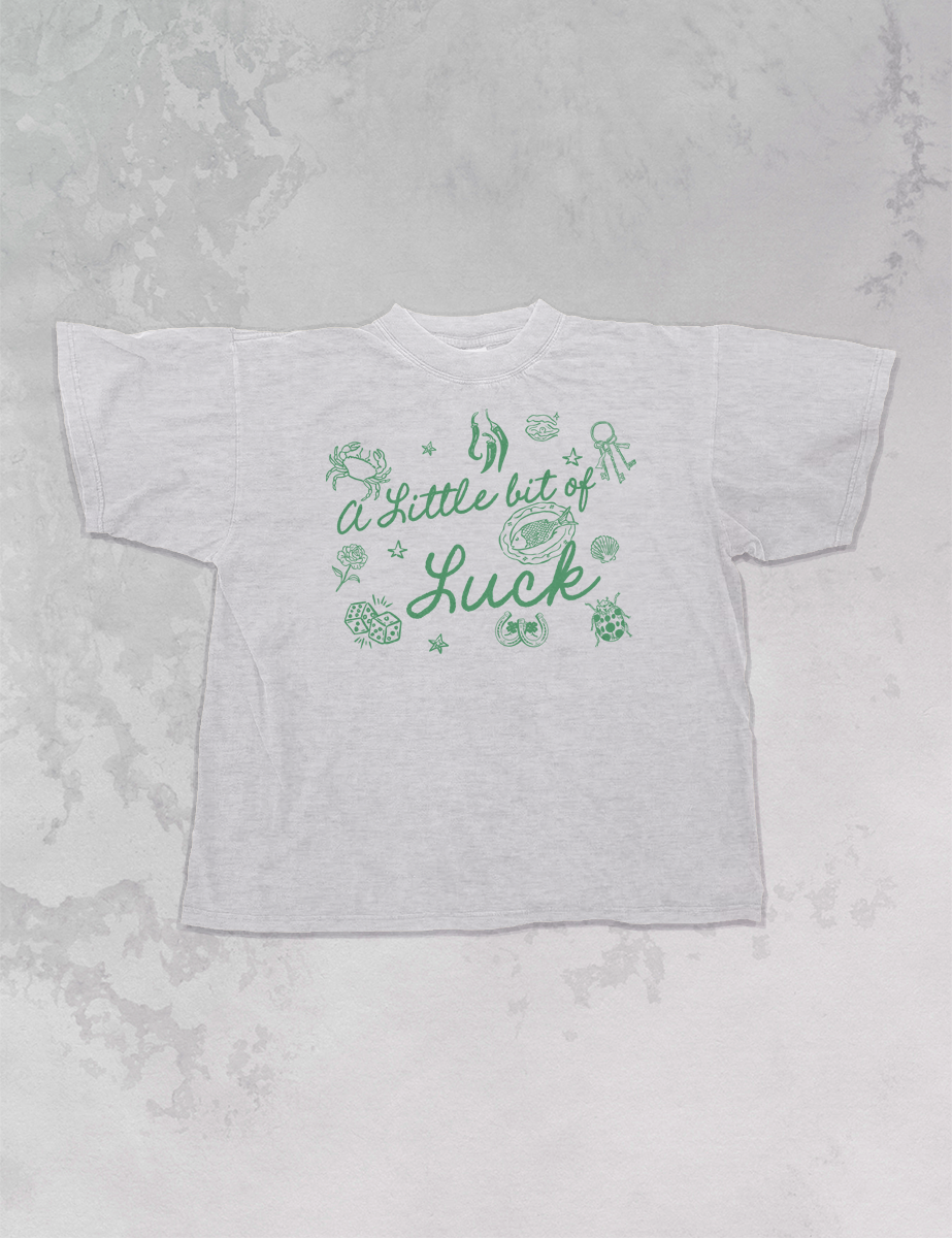 Underground Original Design: A Little Bit of Luck, St. Patty's Day Oversized TShirt