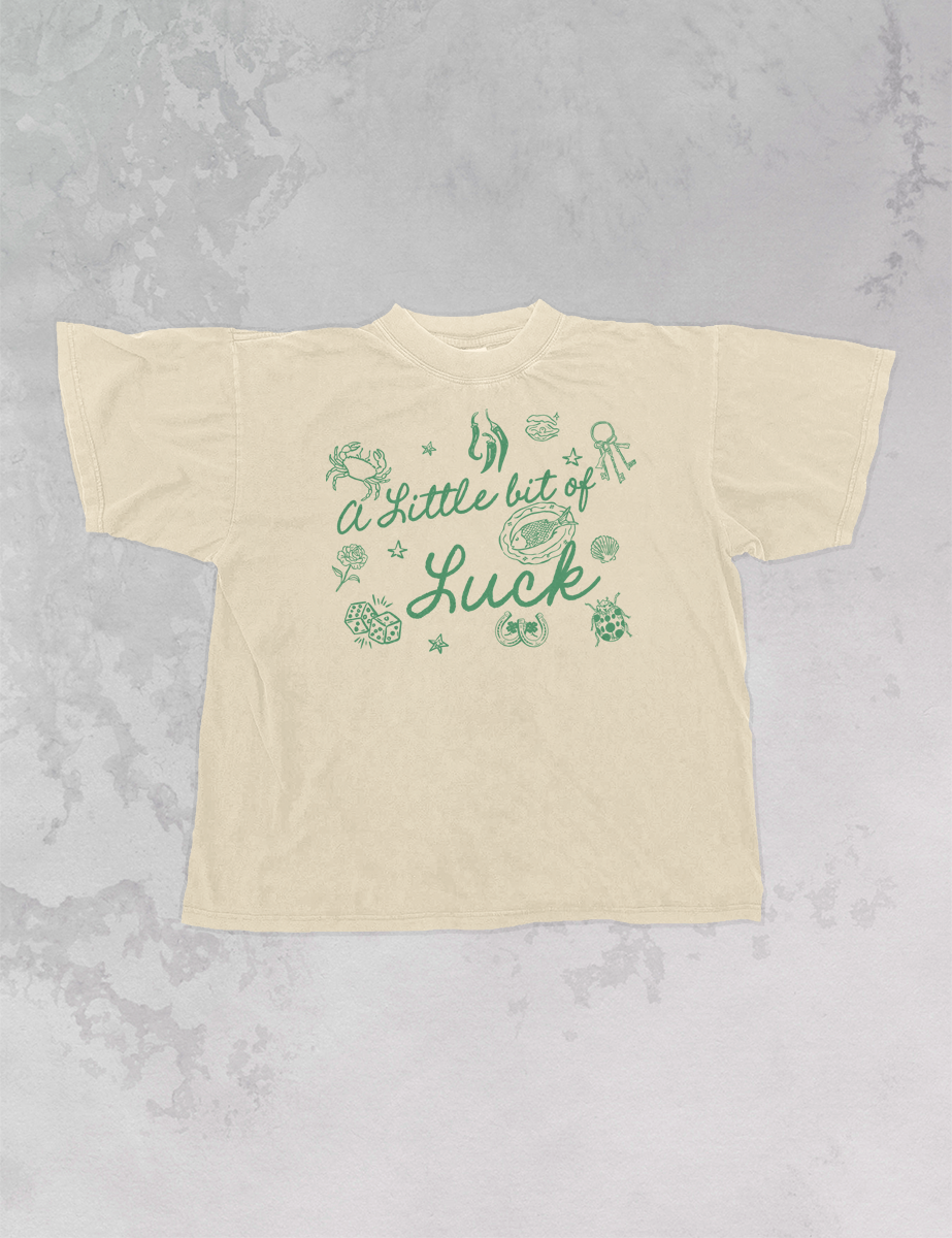 Underground Original Design: A Little Bit of Luck, St. Patty's Day Oversized TShirt