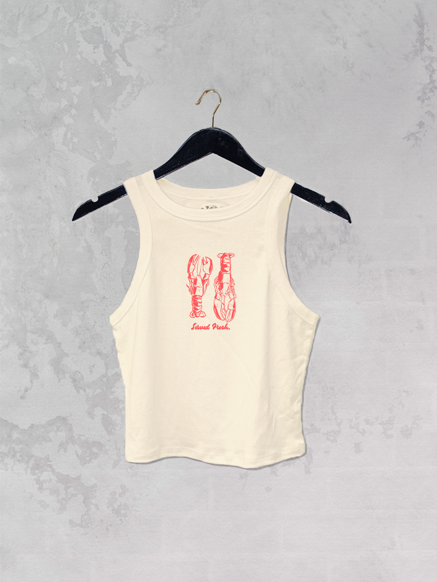 Underground Original Design: Lobsters, Served Fresh Micro-Ribbed Baby Tee