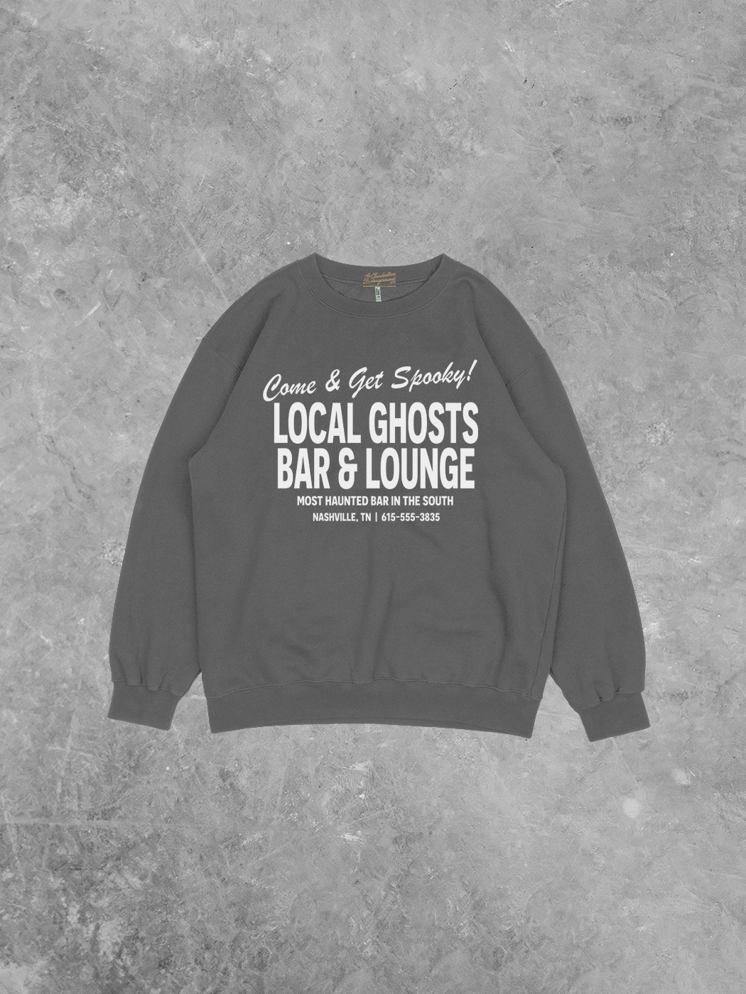 Local Ghosts Bar & Lounge, Recycled Relaxed American Apparel Sweatshirt
