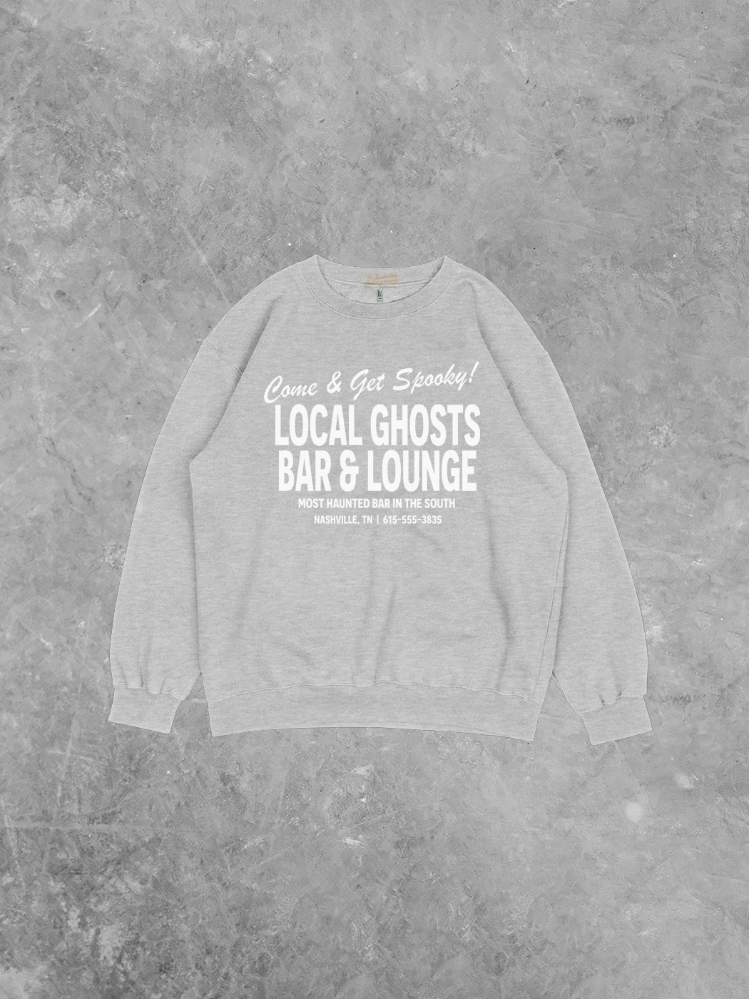 Local Ghosts Bar & Lounge, Recycled Relaxed American Apparel Sweatshirt