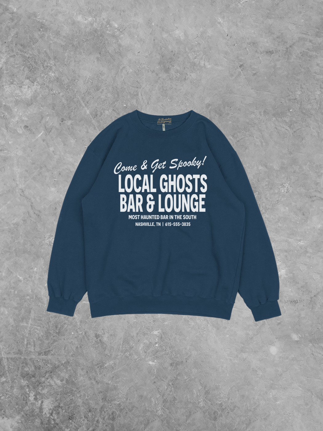 Local Ghosts Bar & Lounge, Recycled Relaxed American Apparel Sweatshirt