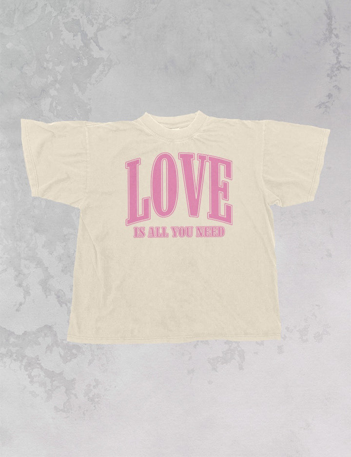 Underground Original Design: Love Is All You Need Oversized TShirt