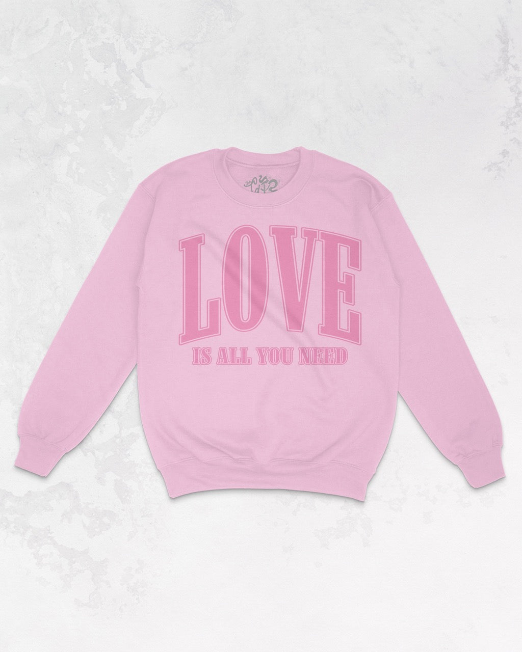 Underground Original Design: Love Is All You Need Oversized 90's Sweatshirt