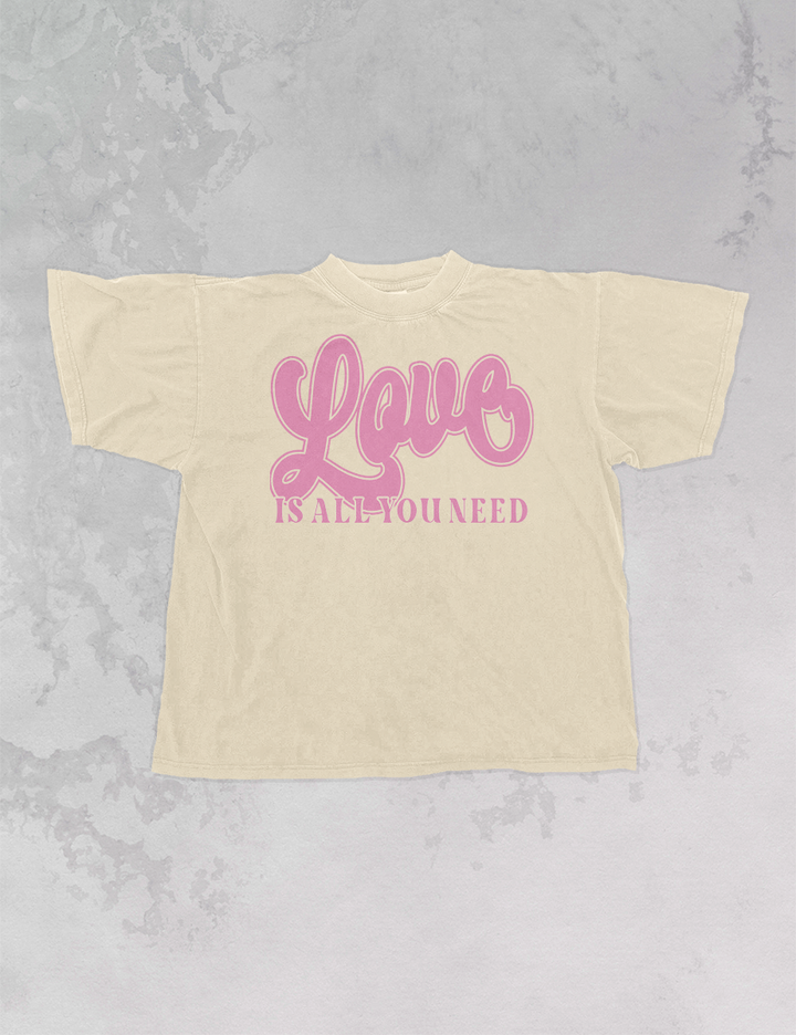 Underground Original Design: Love Is All You Need Oversized TShirt