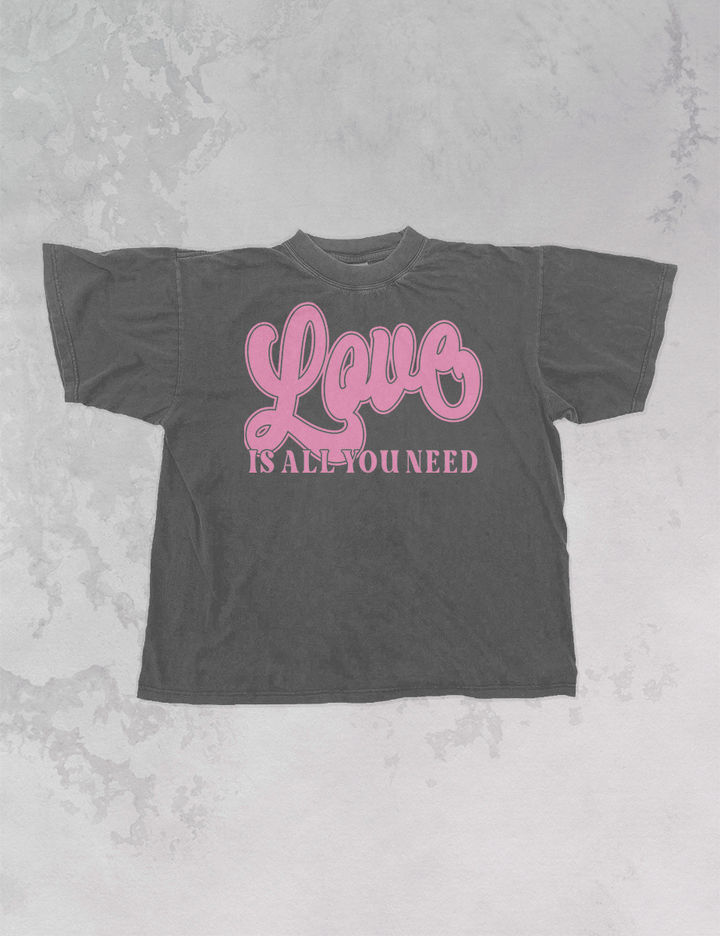 Underground Original Design: Love Is All You Need Oversized TShirt