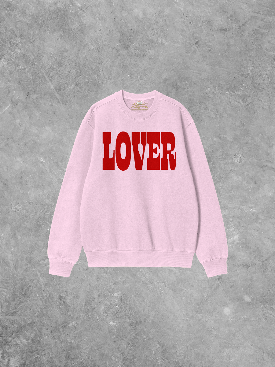 Underground Original Design: LOVER, Puff Western Boxy Cotton Sweatshirt