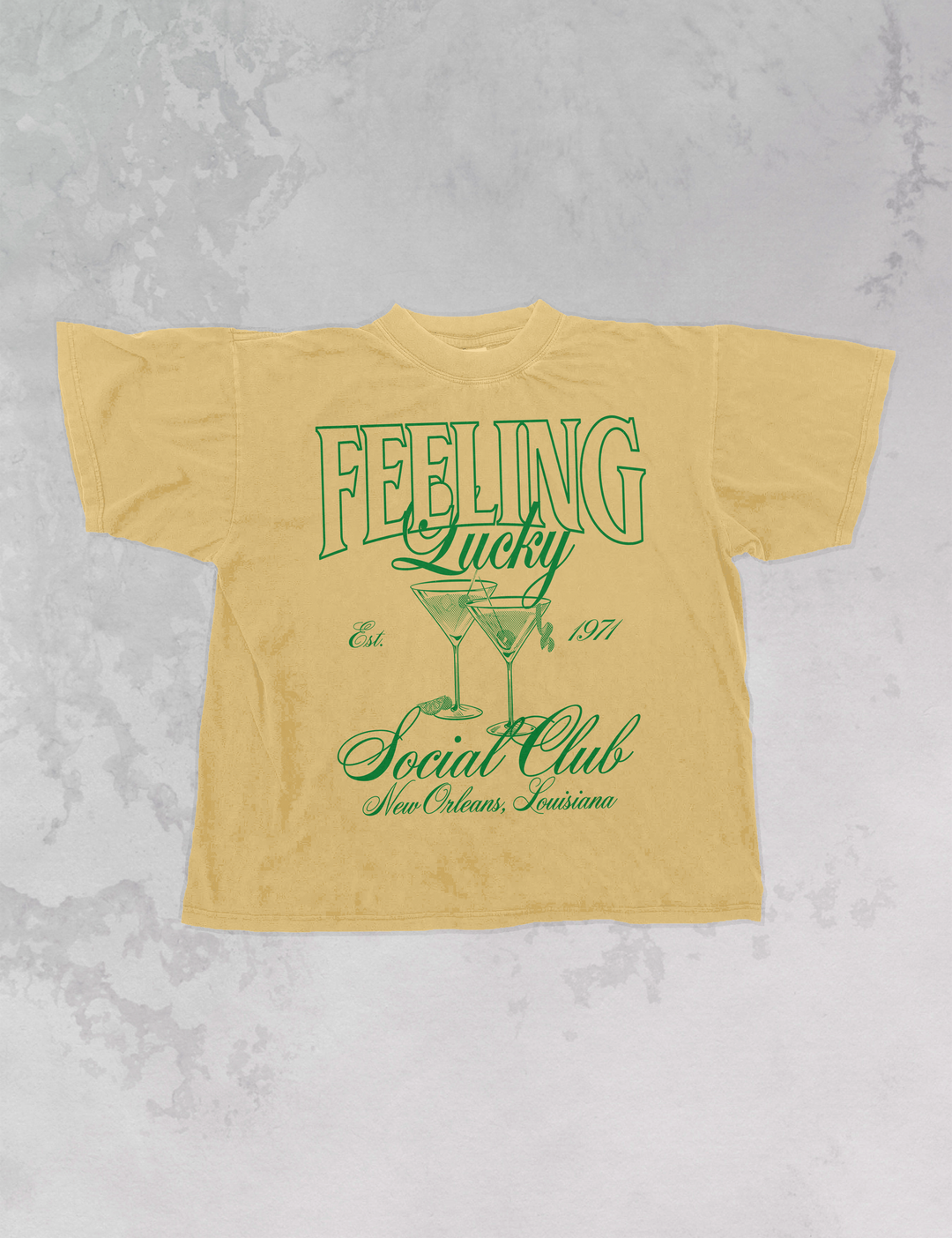 Underground Original Design: Feeling Lucky Social Club Oversized TShirt