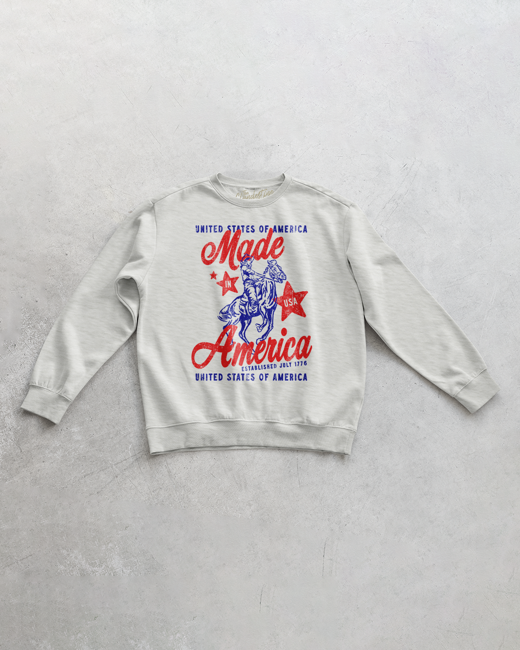 Underground Original Design: Made In America, USA Western Oversized 90's Sweatshirt