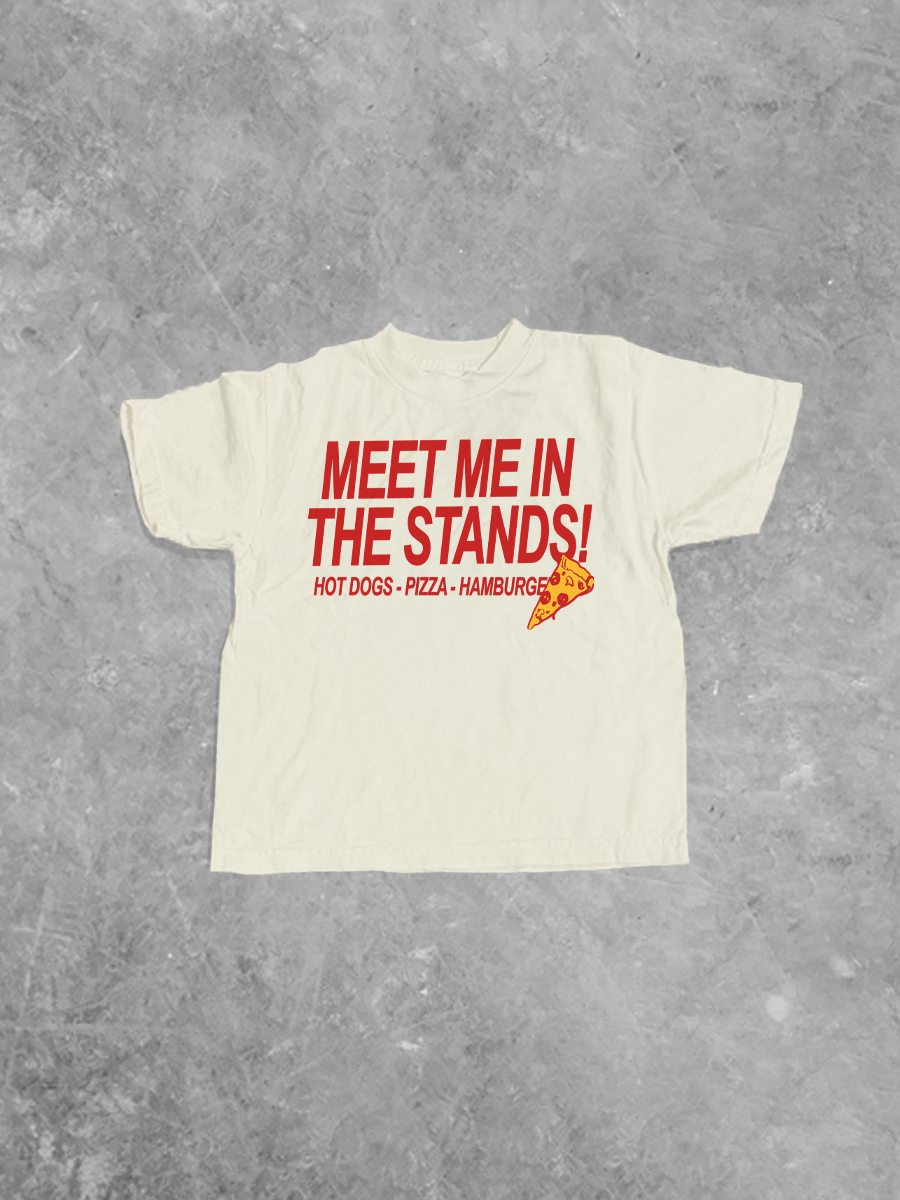 * KIDS * Meet Me in the Stands, Baseball Kids Boxy T-Shirt