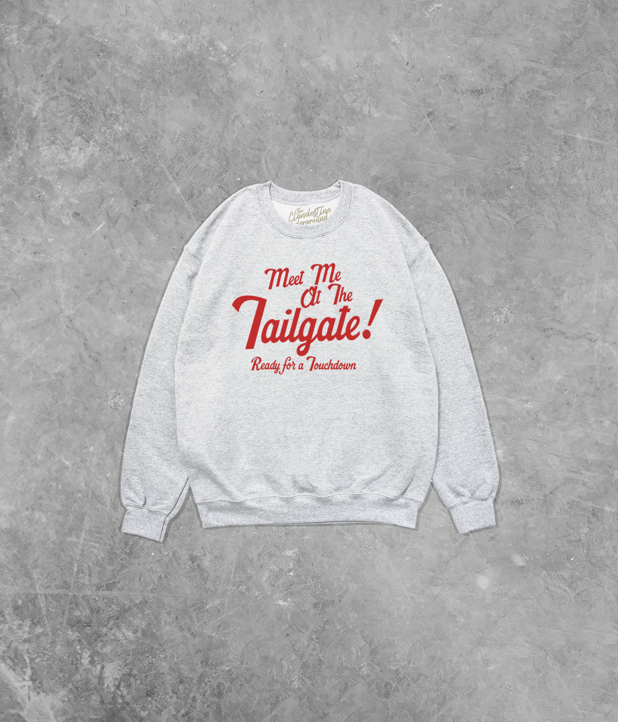 Meet Me at the Tailgate, Game Day Cotton Blend Gildan Sweatshirt