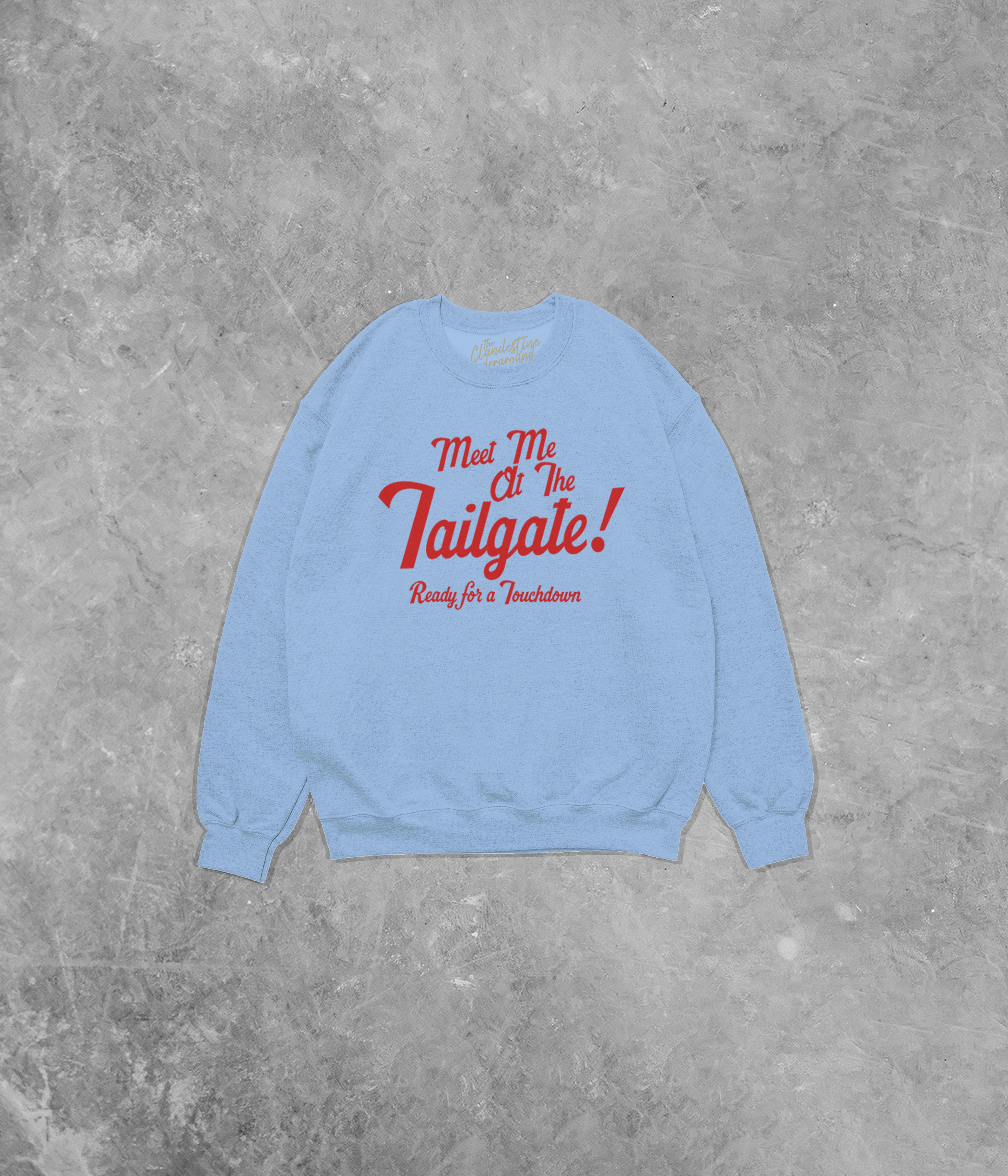 Meet Me at the Tailgate, Game Day Cotton Blend Gildan Sweatshirt