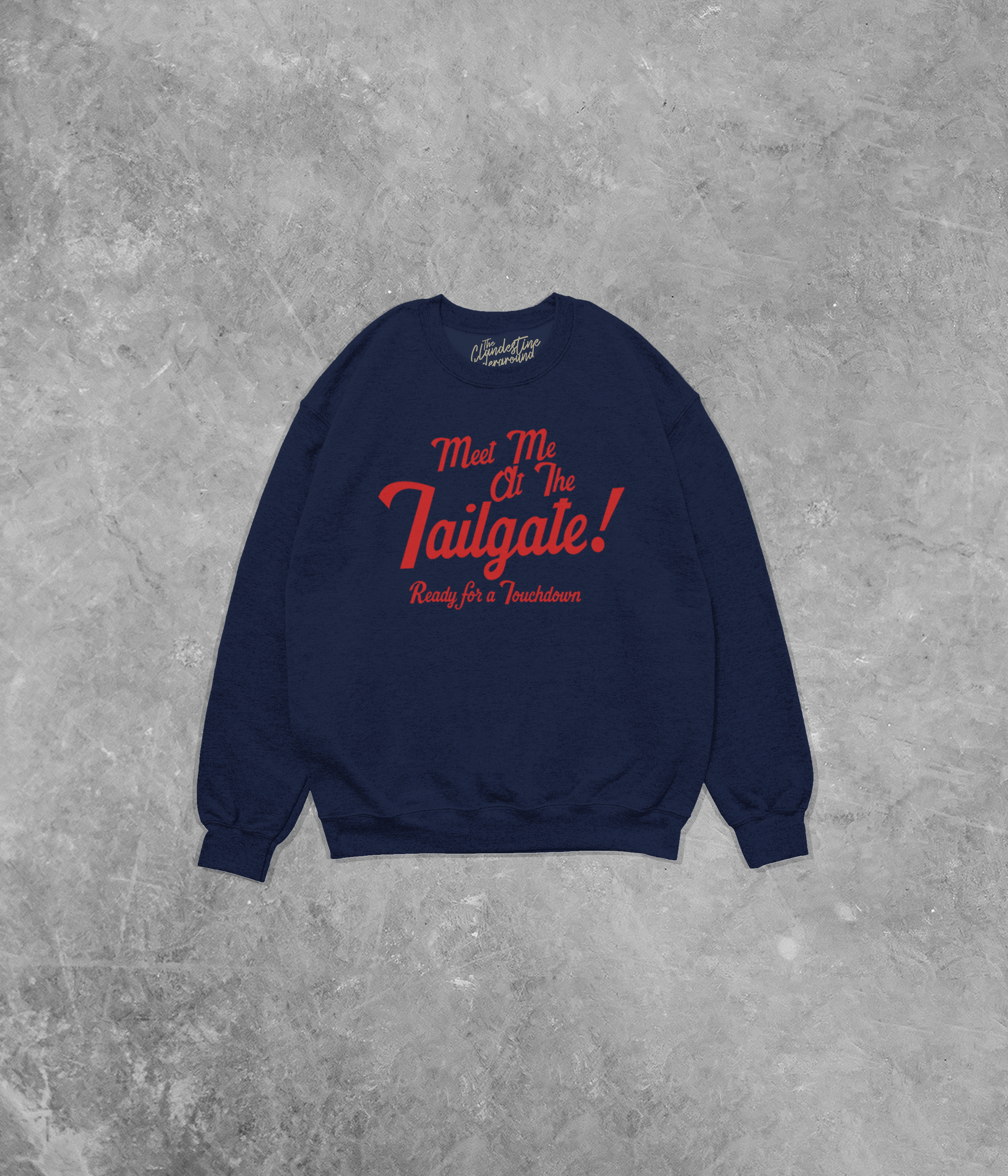 Meet Me at the Tailgate, Game Day Cotton Blend Gildan Sweatshirt