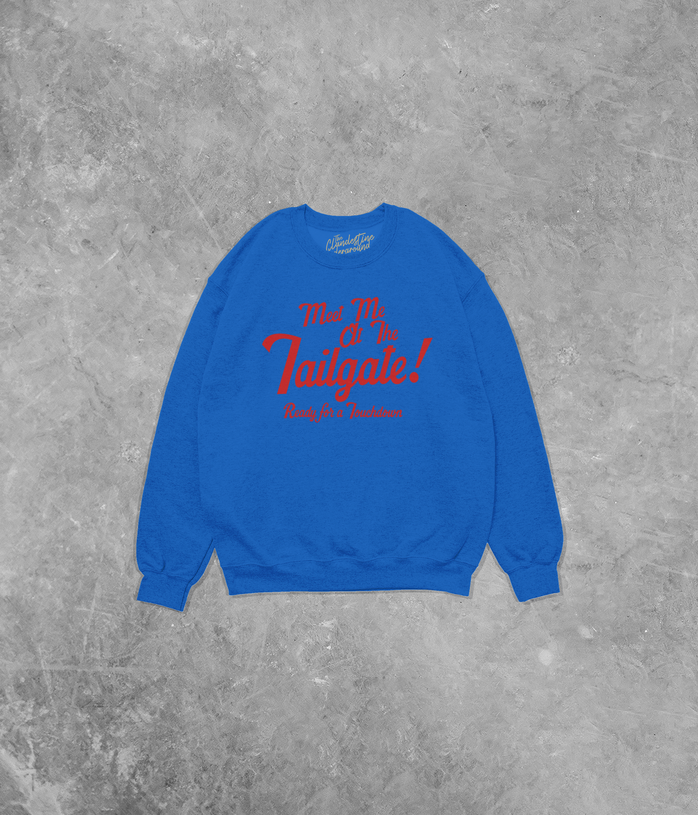 Meet Me at the Tailgate, Game Day Cotton Blend Gildan Sweatshirt