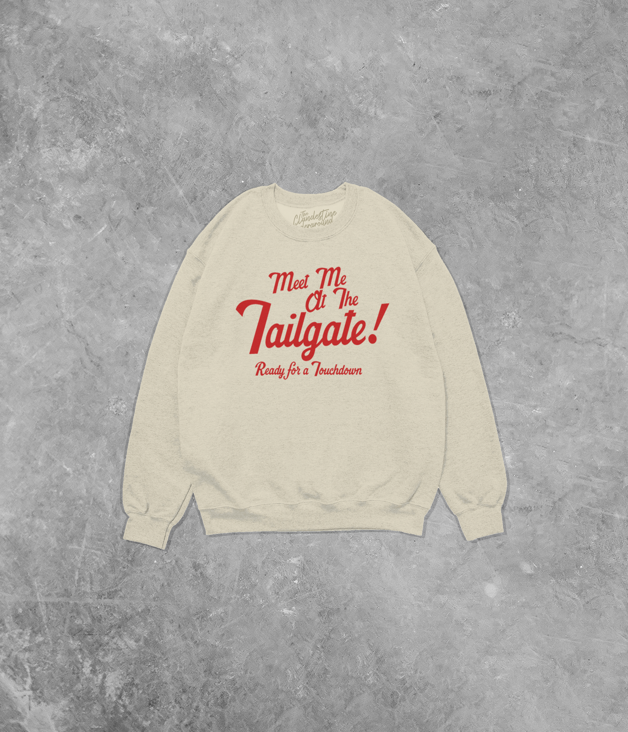 Meet Me at the Tailgate, Game Day Cotton Blend Gildan Sweatshirt