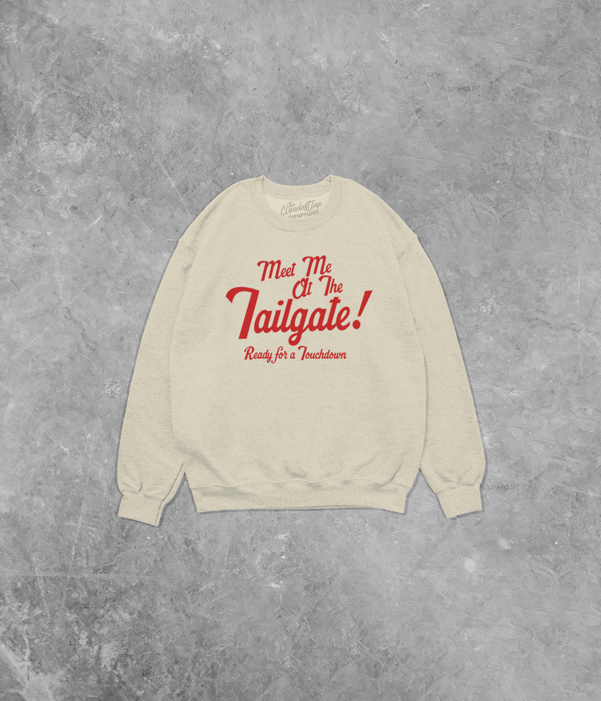 Meet Me at the Tailgate, Game Day Cotton Blend Gildan Sweatshirt