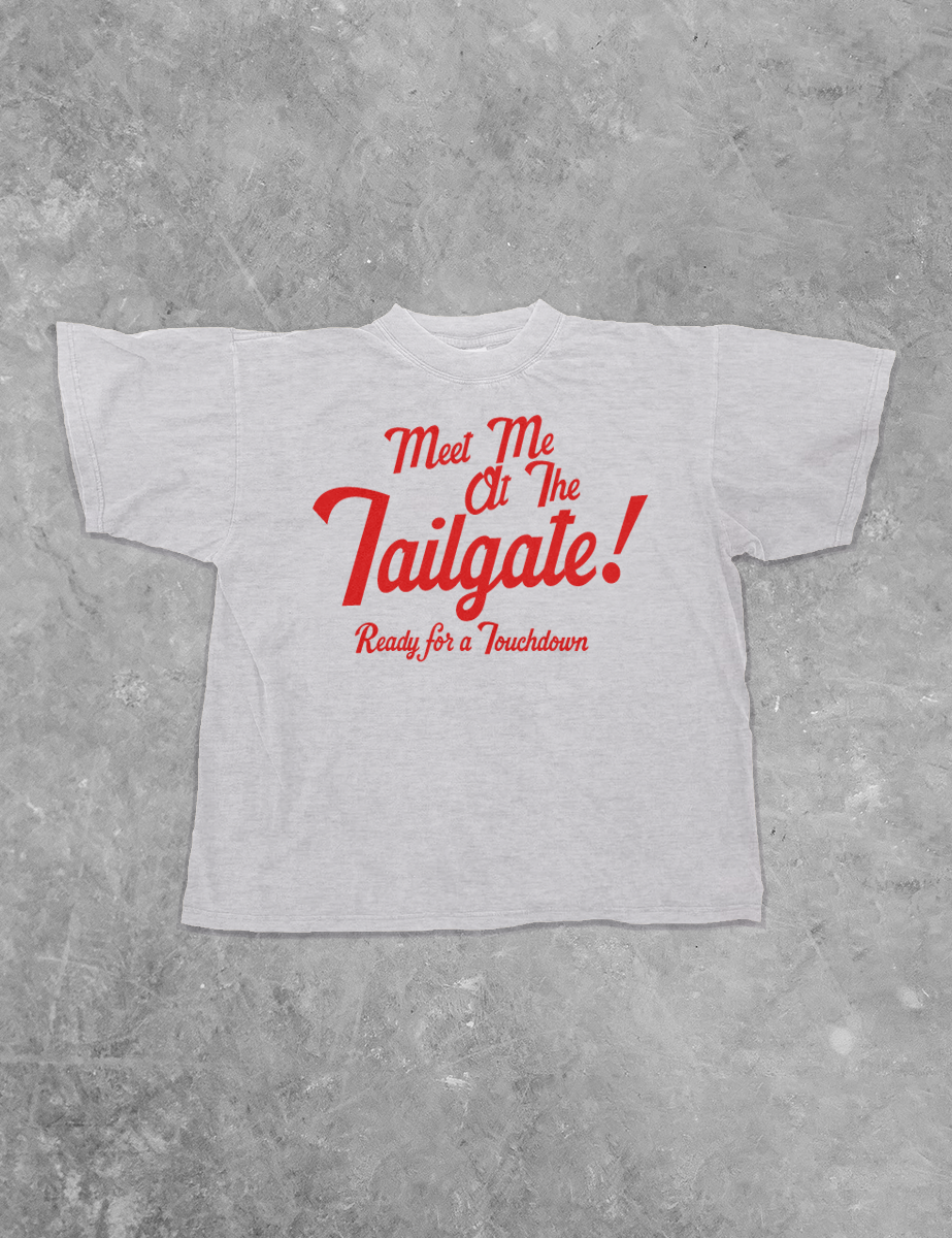 Underground Original Design: Meet Me at the Tailgate! Boxy Cotton TShirt