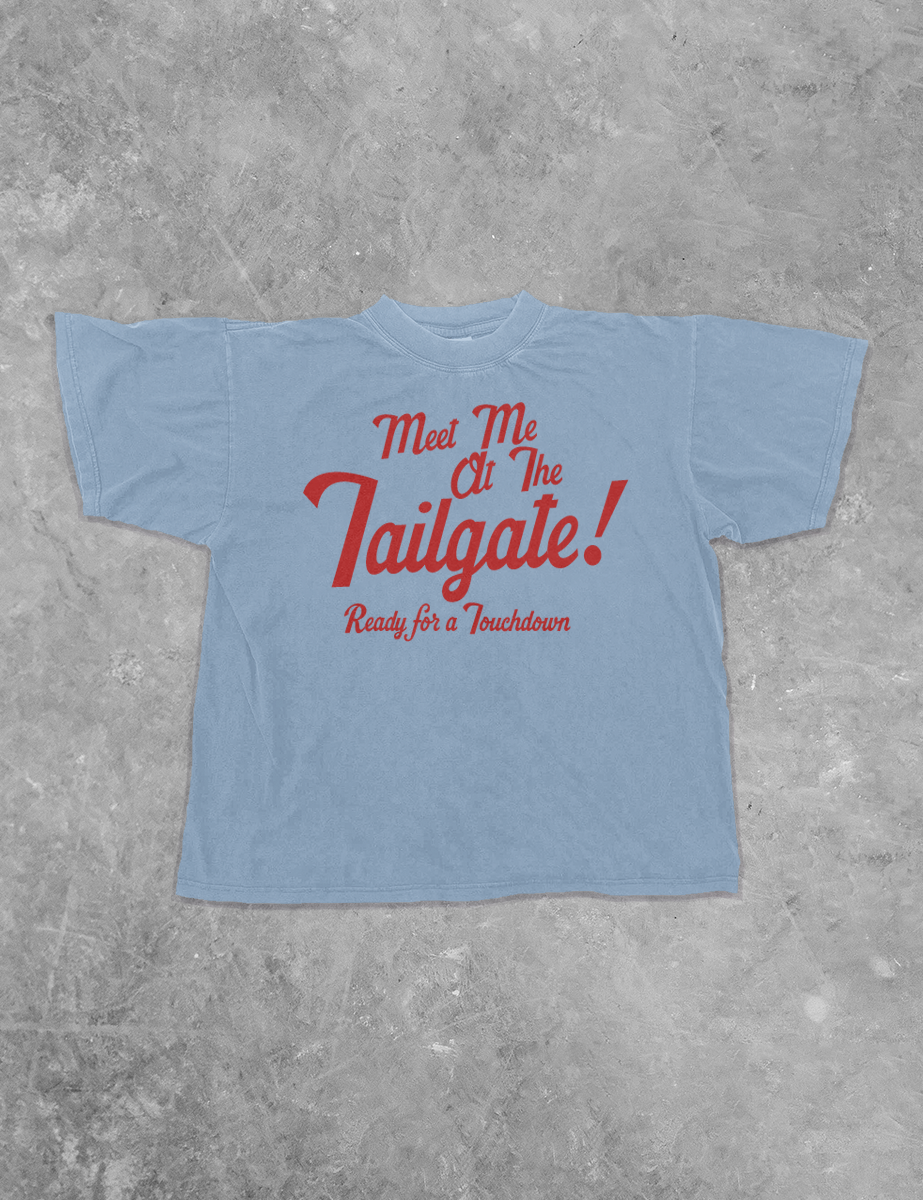 Underground Original Design: Meet Me at the Tailgate! Boxy Cotton TShirt