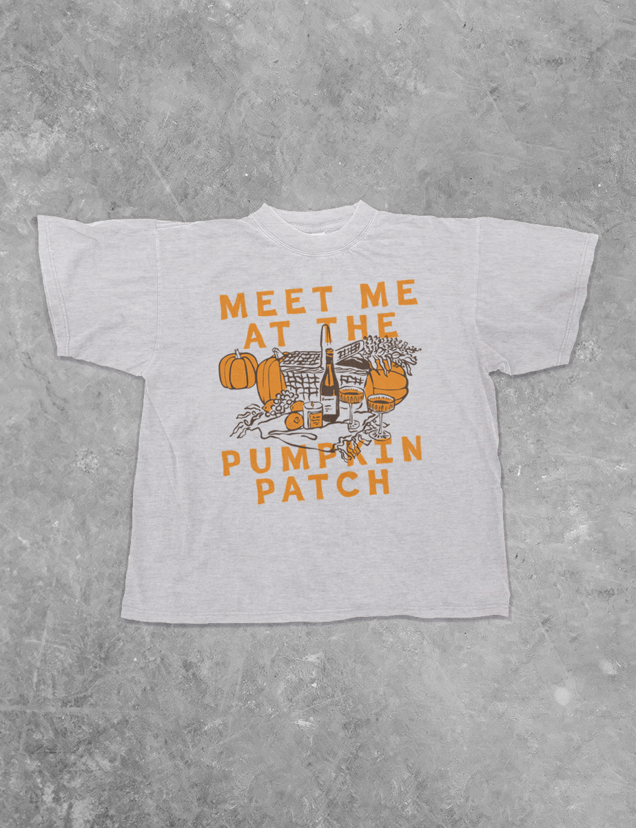 Underground Original Design: Meet Me at the Pumpkin Patch Boxy Cotton TShirt
